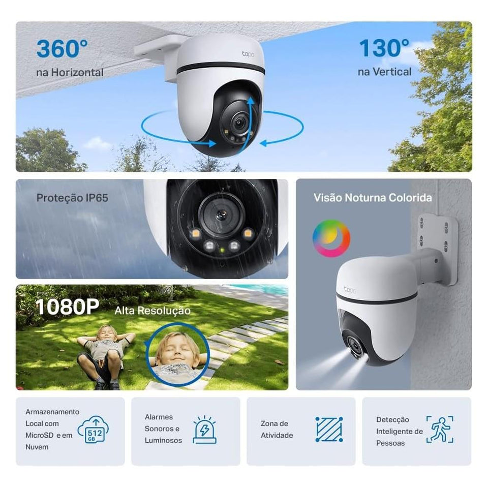 Câmera Segurança Wi-Fi TP-Link Tapo TC40 Full HD