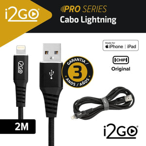 Cabo de Dados Lightning i2GO Pro Series