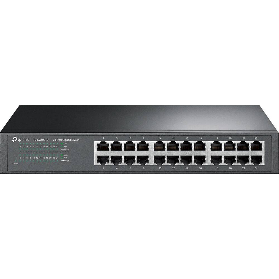 Switch Fast 24 Portas Mesa / Rack Tl-Sf1024D Tp-Link
