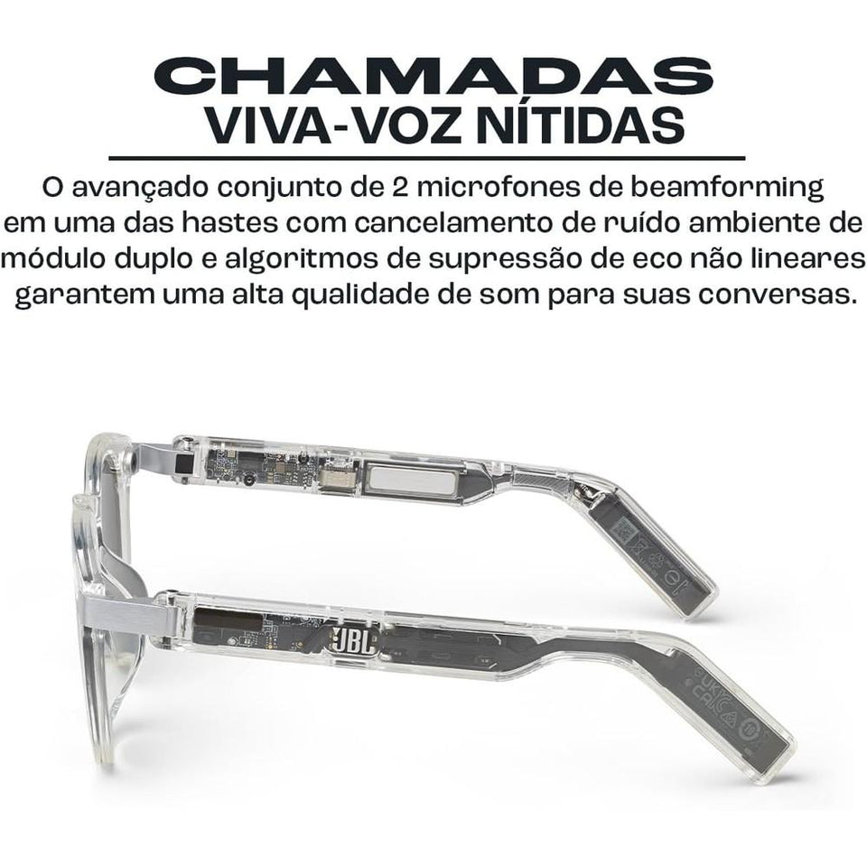 Oculos Jbl Soundgear Frames Bluetooth Perola