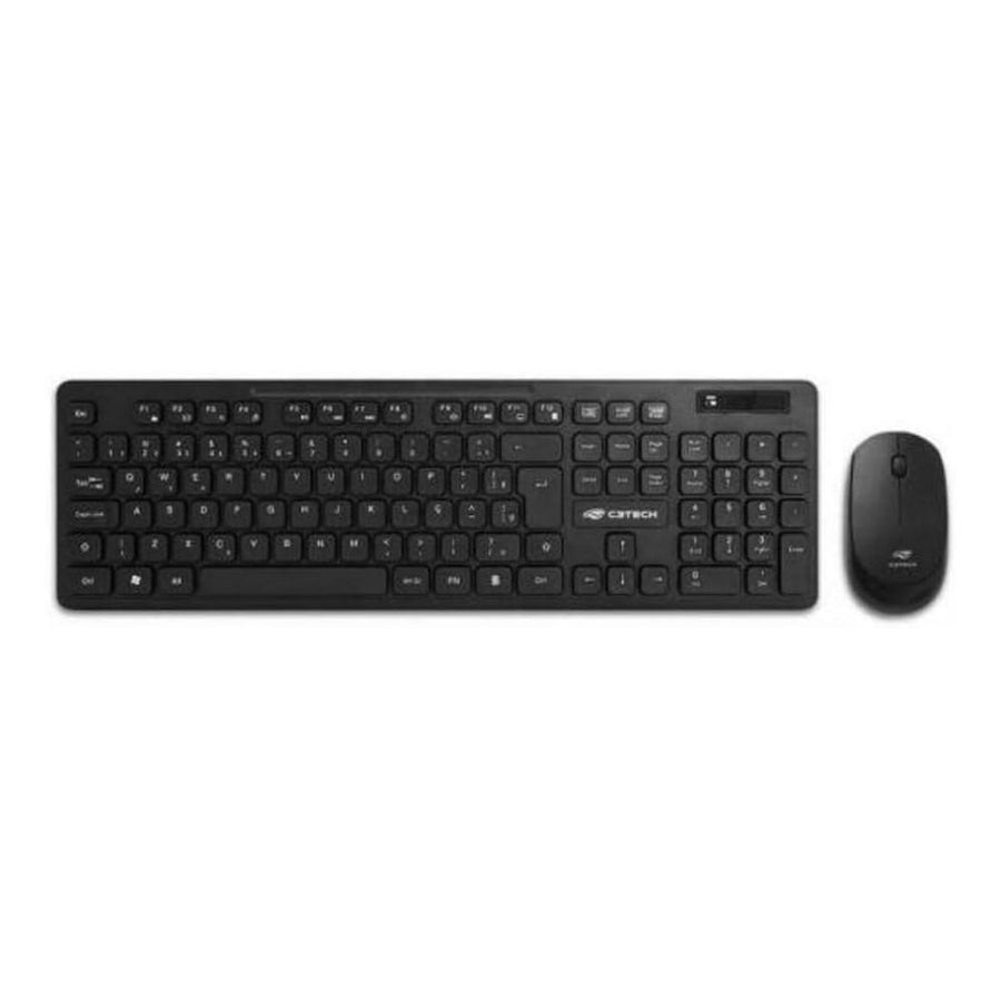 Kit Tecl+Mouse S/Fio K-W40Bk C3Tech