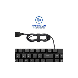 Teclado Com Fio Conexao Usb Multilaser Tc193