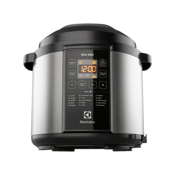 Panela Pressao Eletrica Electrolux 6l Pcc20 Inox 127v Preto