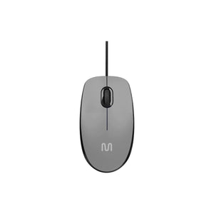 Mouse C Fio Mf400 1200Dpi Mo387 Multilaser Cinza