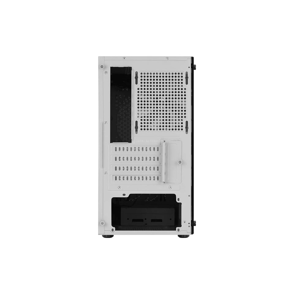 Gabinete Gamer Aerocool Trinity Mini Branco Lateral de Vidro