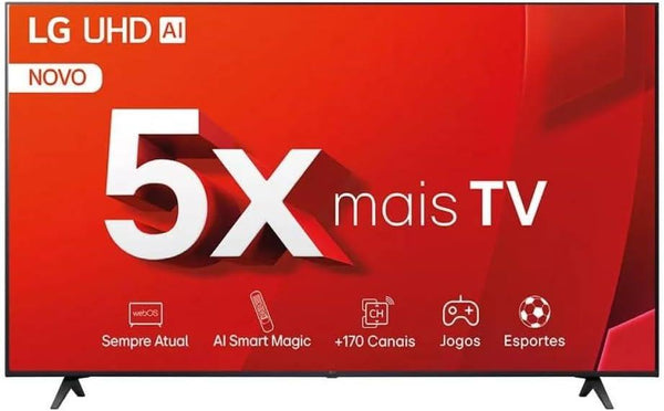 Smart Tv Lg 55” 4K Uhd Led Hdr Comando De Voz - 55Ut801C0Sa