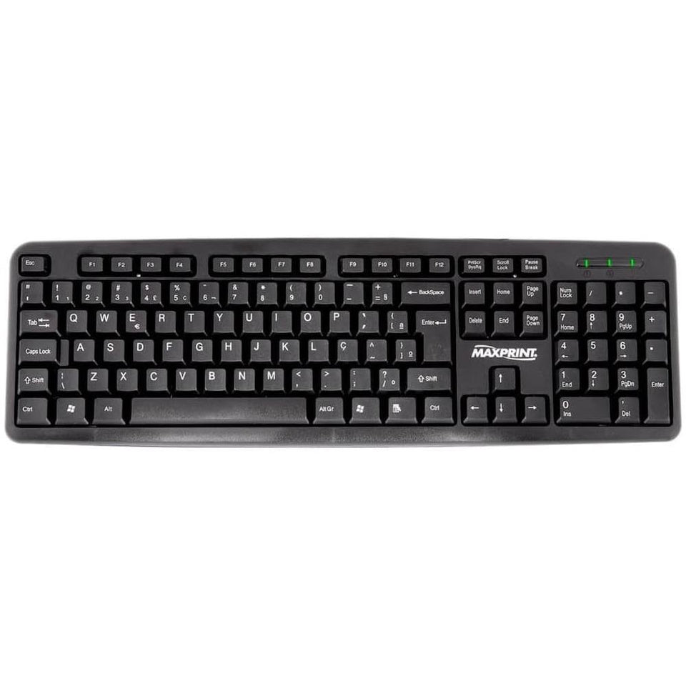 Teclado Sem Fio Office Pro Preto Maxprint