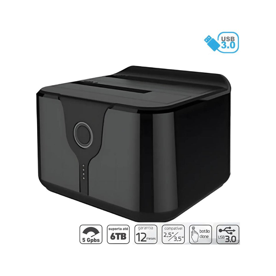 Dock Station Vinik USB 3.0 para HD/SSD Sata