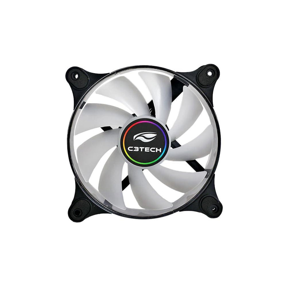 Cooler Fan C3Tech F9-L160BK 12cm Iluminação RGB