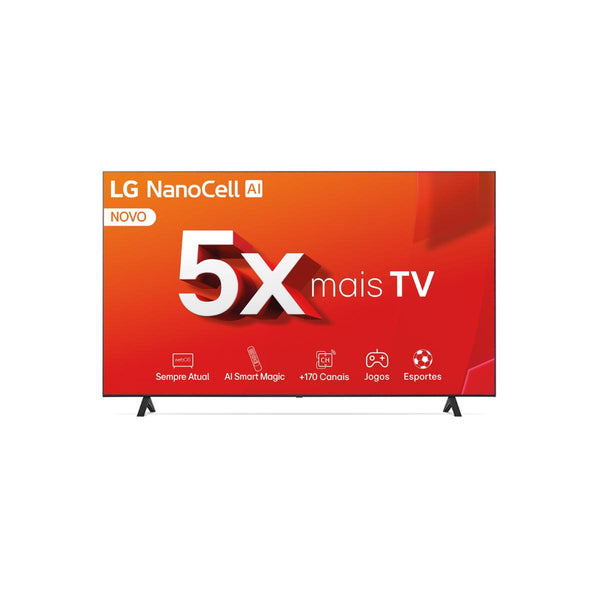 Smart Tv 50” Lg 4K Uhd Wi-Fi Nanocell - 50Nano80Tsa