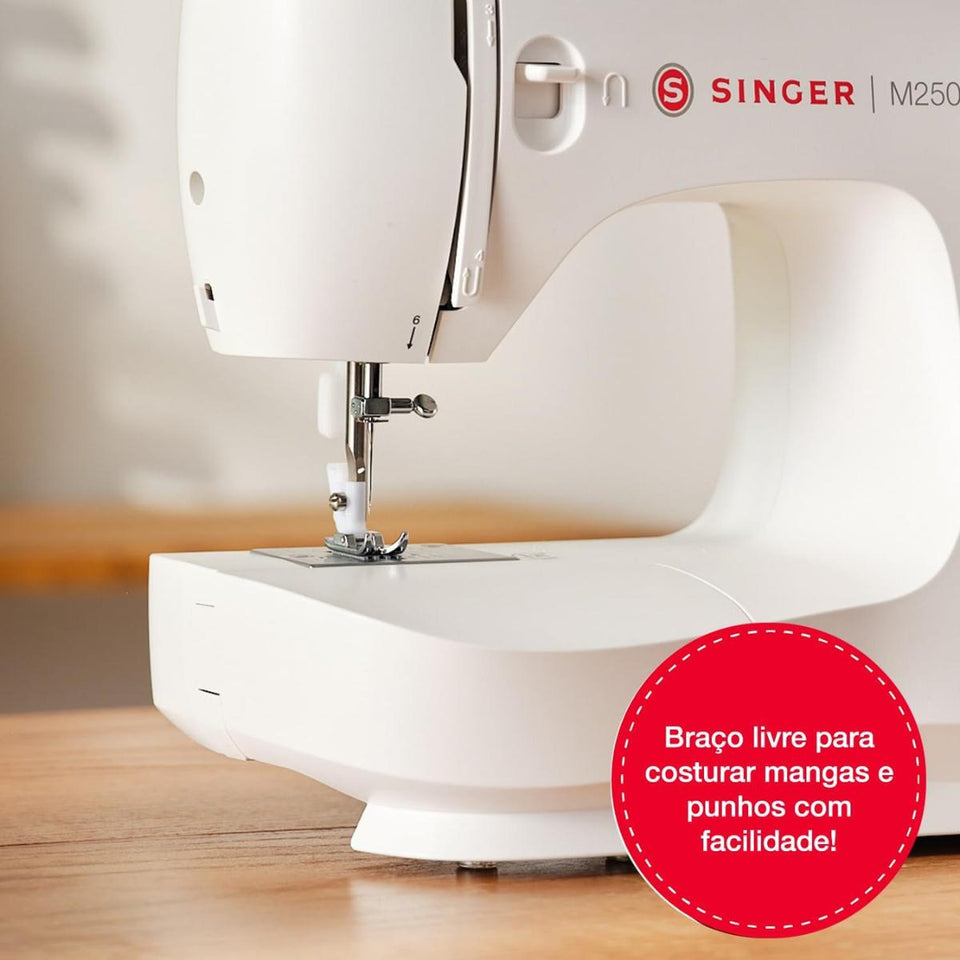 Maquina Costura Singer M2505 127V Branca
