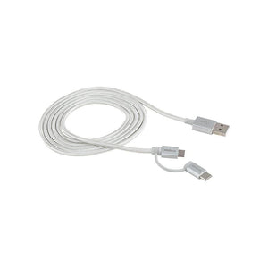 Cabo Micro USB Nylon 1.5m Branco Intelbras