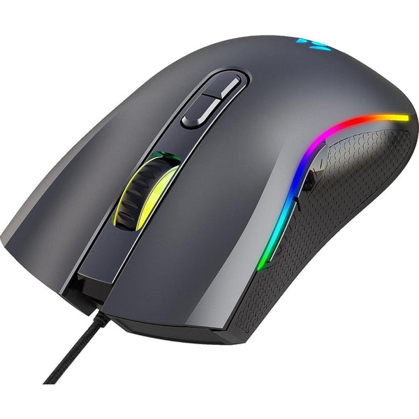 Mouse Com Fio Gamer Rgb Fortrek Black Hawk