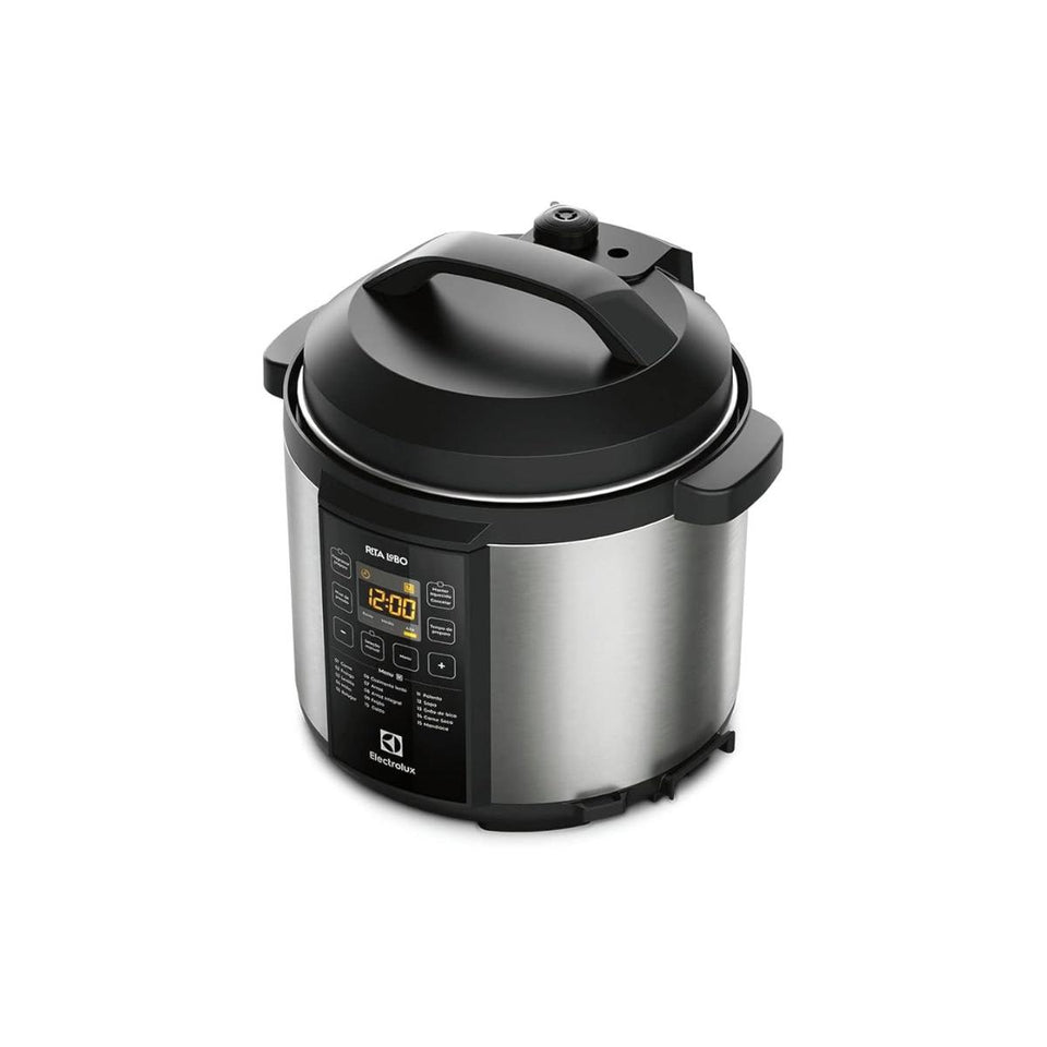 Panela Pressao Eletrica Electrolux 6L Pcc20 Inox 220V Preto