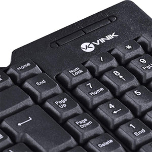 Teclado Com Fio Vinik Dt150 Compacto Dynamic Usb Preto