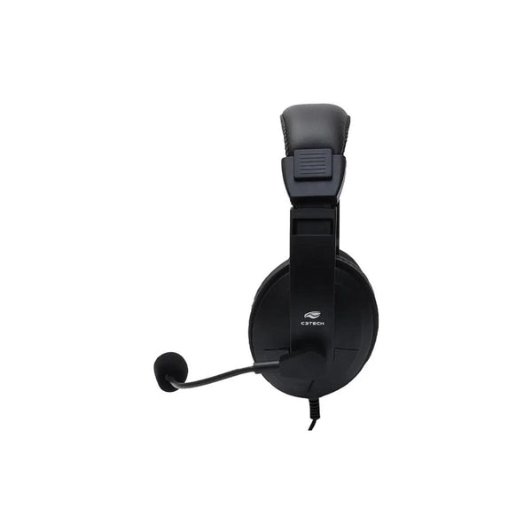 Headset Com Fio Usb Voicer Comfort Ph-320Bk Preto C3Tech