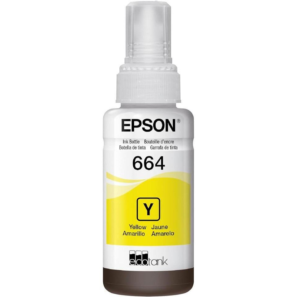 Cartucho de Tinta Epson 664 Amarelo Original
