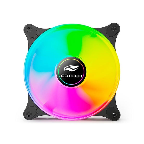 Cooler Fan C3Tech F9-L160BK 12cm Iluminação RGB