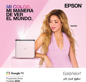 Projetor Epson Epiqvision Laser Smart Ef21 Rose V11hb35220