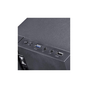 Gabinete Gamer Vinik Australis Preto com LED RGB