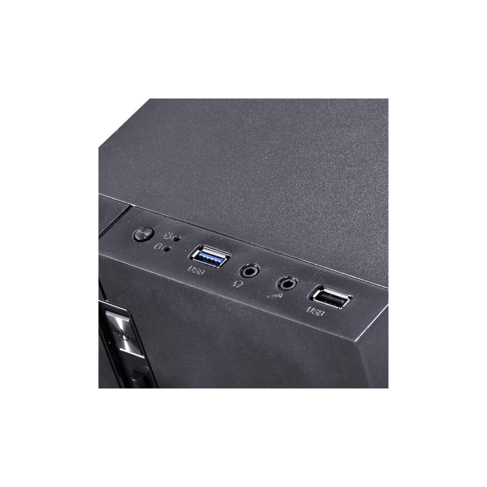 Gabinete Gamer Vinik Australis Preto com LED RGB