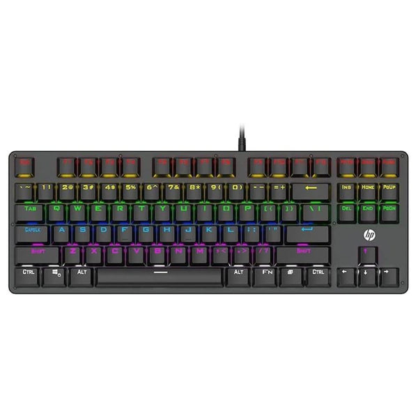 Teclado Gamer Mecânico HP GK200 LED ABNT2 Preto