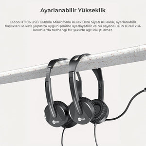 Headset Com Fio P3 Ht106 Preto Lecoo
