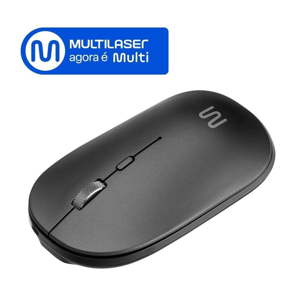 Mouse Sem Fio Multilaser Ms700 Mo331 Preto