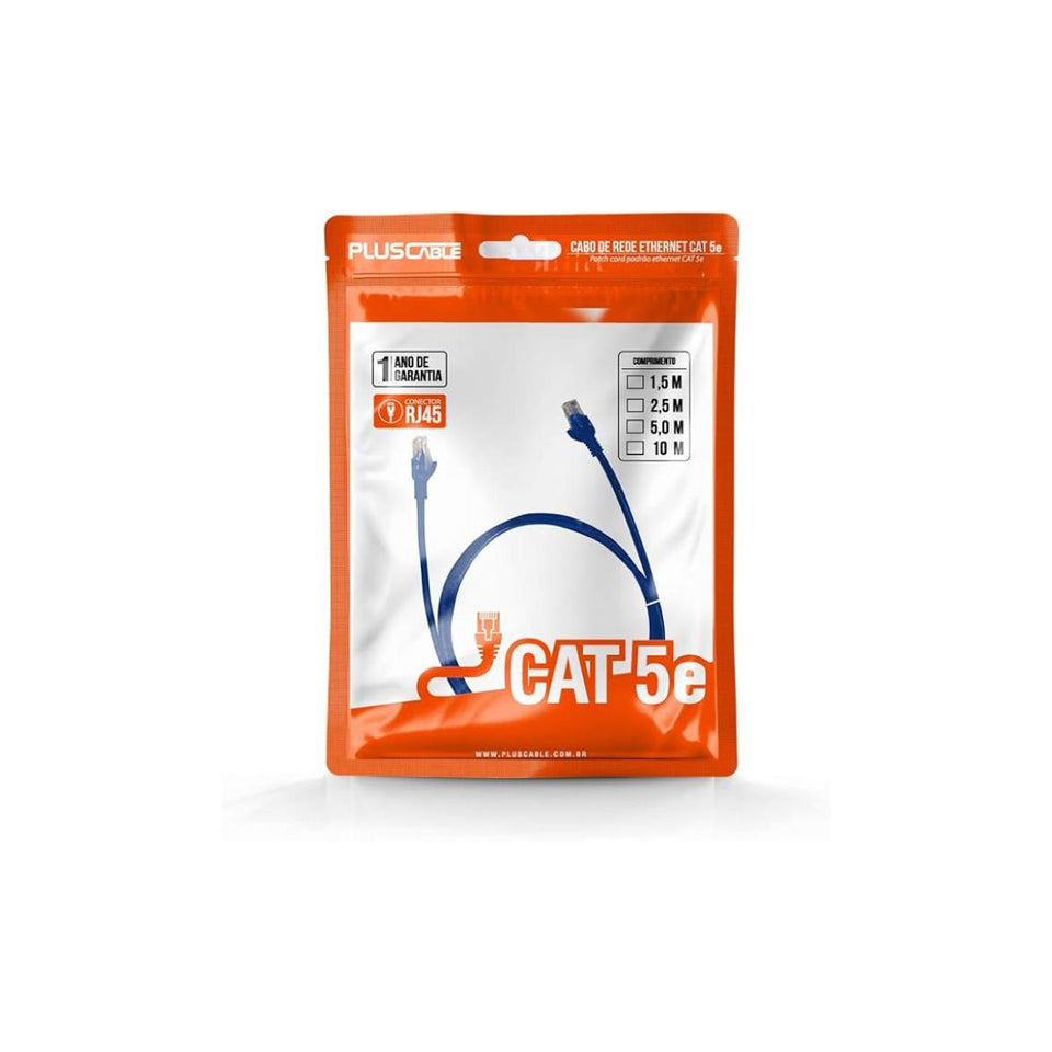 Cabo Rede Ethernet Cat5e 1,5m