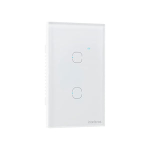 Interruptor Smart Wifi Touch 2 Ews 1002 Branco Intelbras