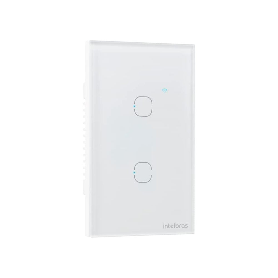 Interruptor Smart Wifi Touch 2 Ews 1002 Branco Intelbras