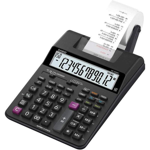 Calculadora de Bobina Casio HR-100RC Bivolt