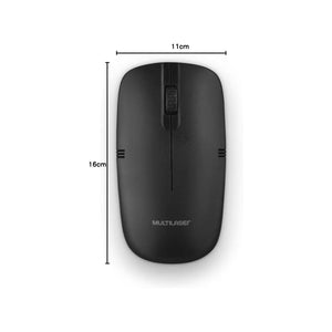 Mouse S/Fio Preto Multilaser Mo285