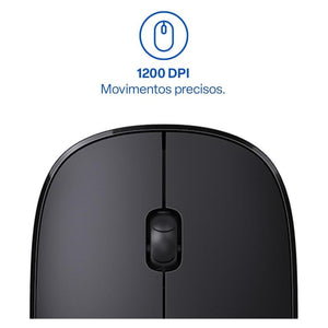 Mouse S Fio Ms300 1200 3Bot Multilaser Preto