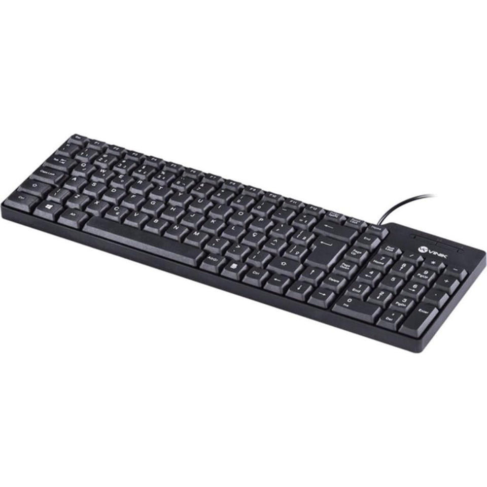 Teclado Com Fio Vinik Dt150 Compacto Dynamic Usb Preto