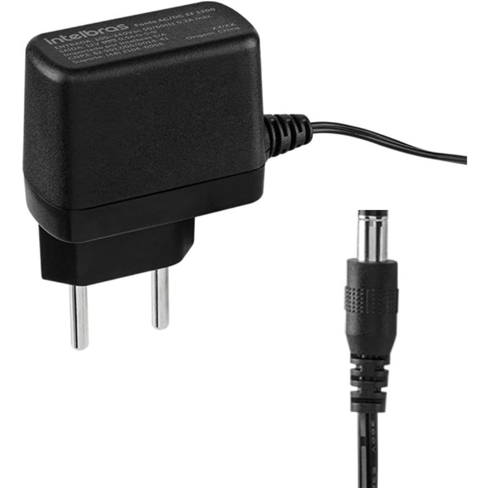 Fonte De Alimentacao Ac/Dc 12V 0,5A  Ef 1200 Intelbras