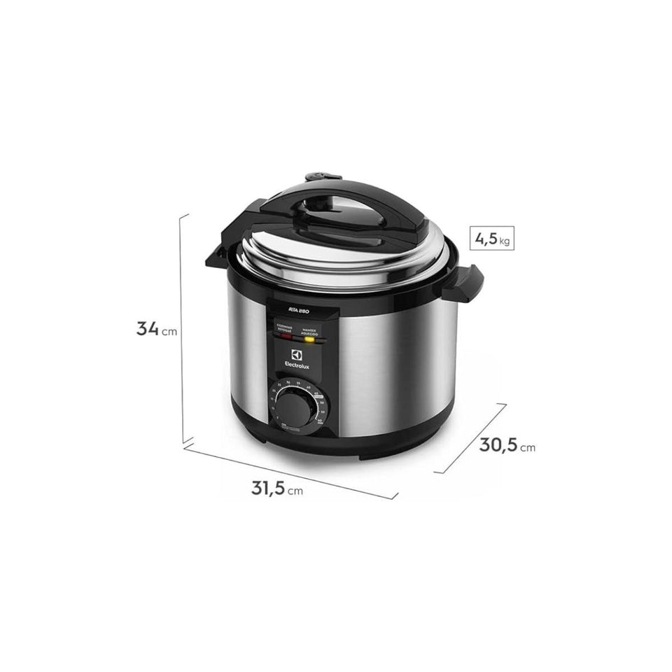 Panela Pressao Eletrica Electrolux 5L Pce20 Inox 127V Inox