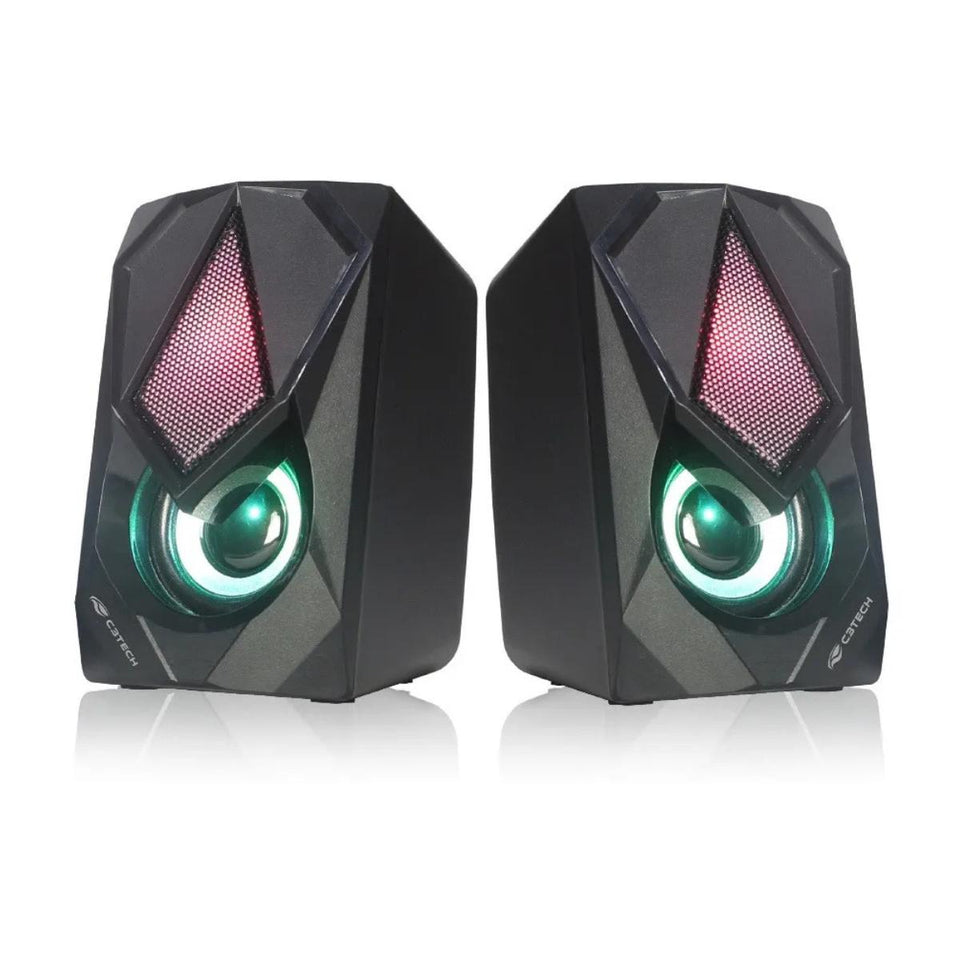 Caixa de Som p/ PC 2.0 C3Tech SP-L60 com LED P2