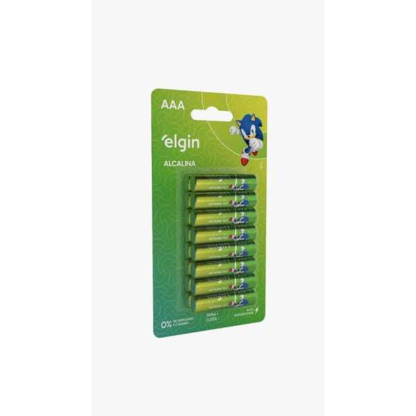 Pilha Alcalina AAA Elgin Blister c/ 16 Unidades