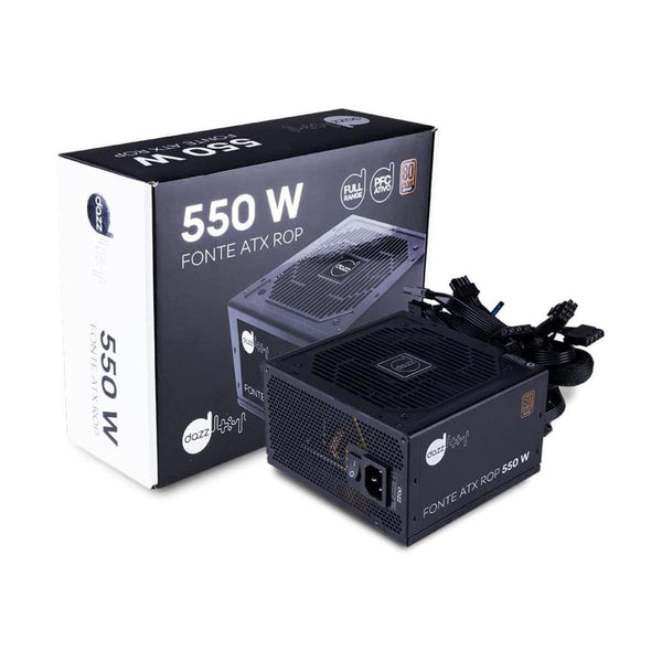 Fonte Atx Rop 550W Dazz  80 Plus Bronze Pfc Ativo