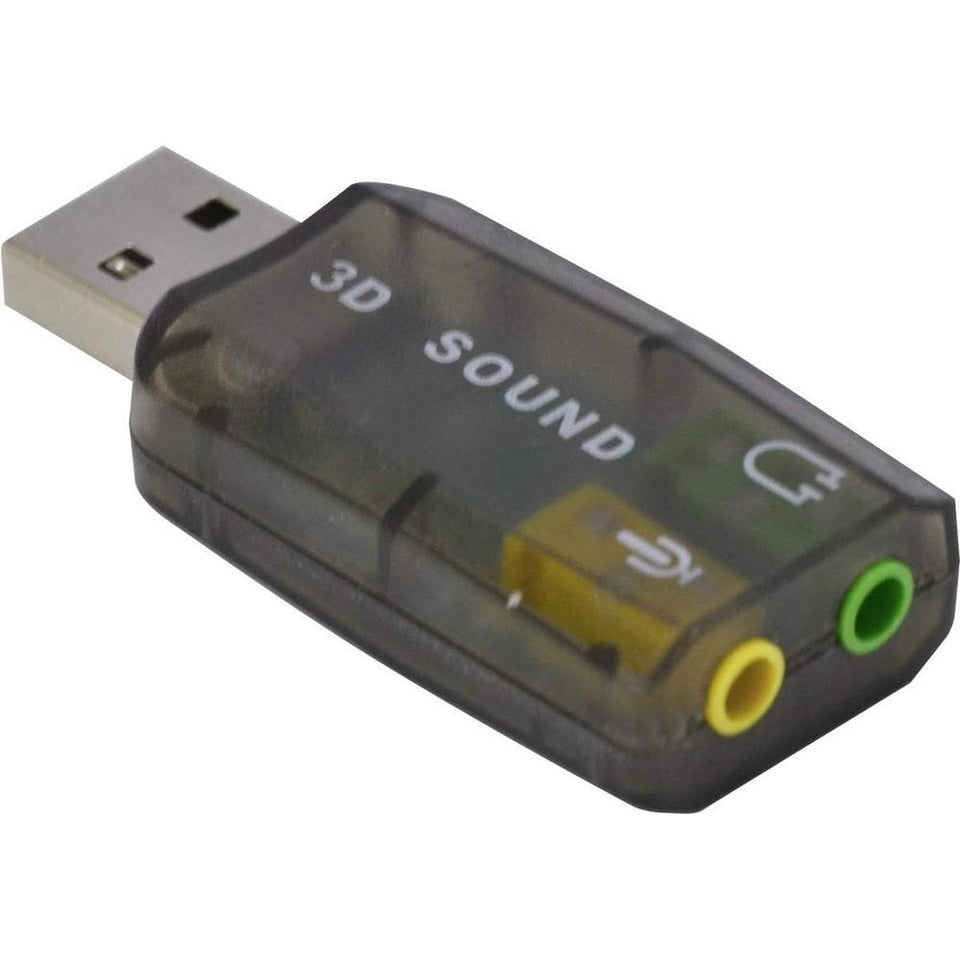 Adaptador Placa de Som USB 5.1 Virtual Vinik