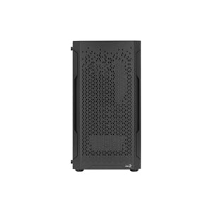 Gabinete Gamer Aerocool Trinity Mini Preto Lateral de Vidro