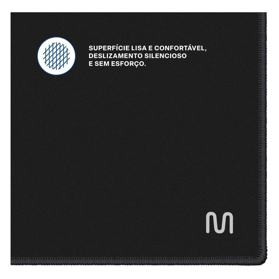 Mouse Pad Desk Pad Tapete Ac430 Multilaser Preto