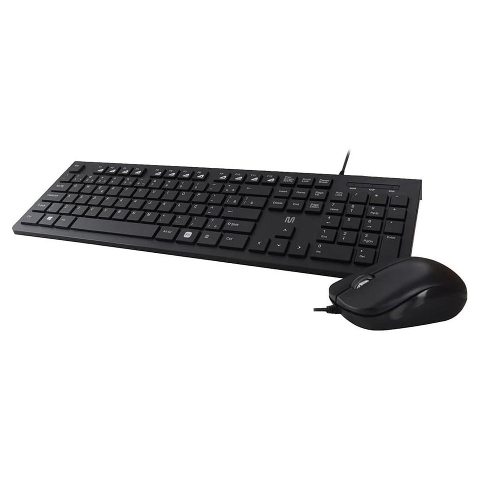 Kit Teclado E Mouse Com Fio Multilaser Tc240