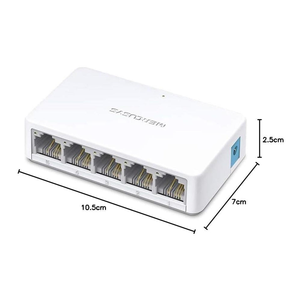 Switch 5 Portas 10/100Mbps Mercusys MS105