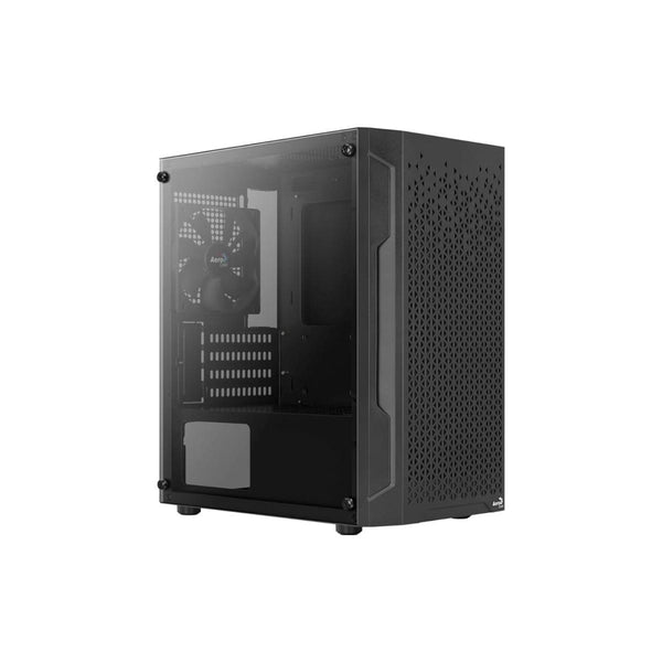 Gabinete Gamer Aerocool Trinity Mini Preto Lateral de Vidro