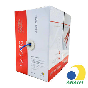Cabo De Rede Ethernet Seclan Cat6 Ls‑Cat6‑Anatel 250 Mhz