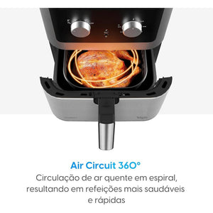 Fritadeira Elgin Afc80 Chrome 8L Inox 127V