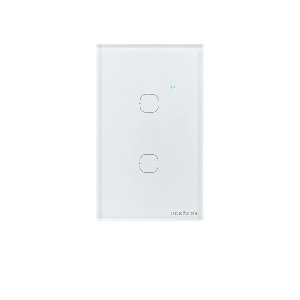 Interruptor Smart Wifi Touch 2 Ews 1002 Branco Intelbras
