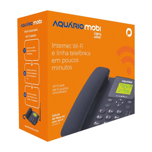 Celular De Mesa 4G Dual Sim 7 Bandas Ca-42S4G Aquario